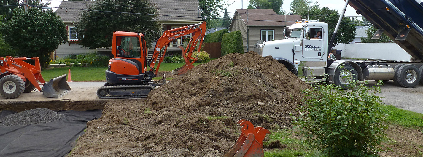 equipement d'excavation