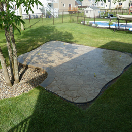 terrasse et pation en pavé